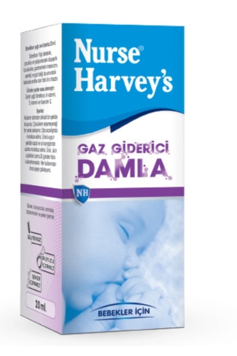 Nurse Harveys Gaz Giderici Oral Damla 20 ml. Tıbbi Cihaz - Nurse Harveys